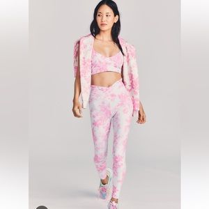 Loveshackfancy X beach riot workout outfit